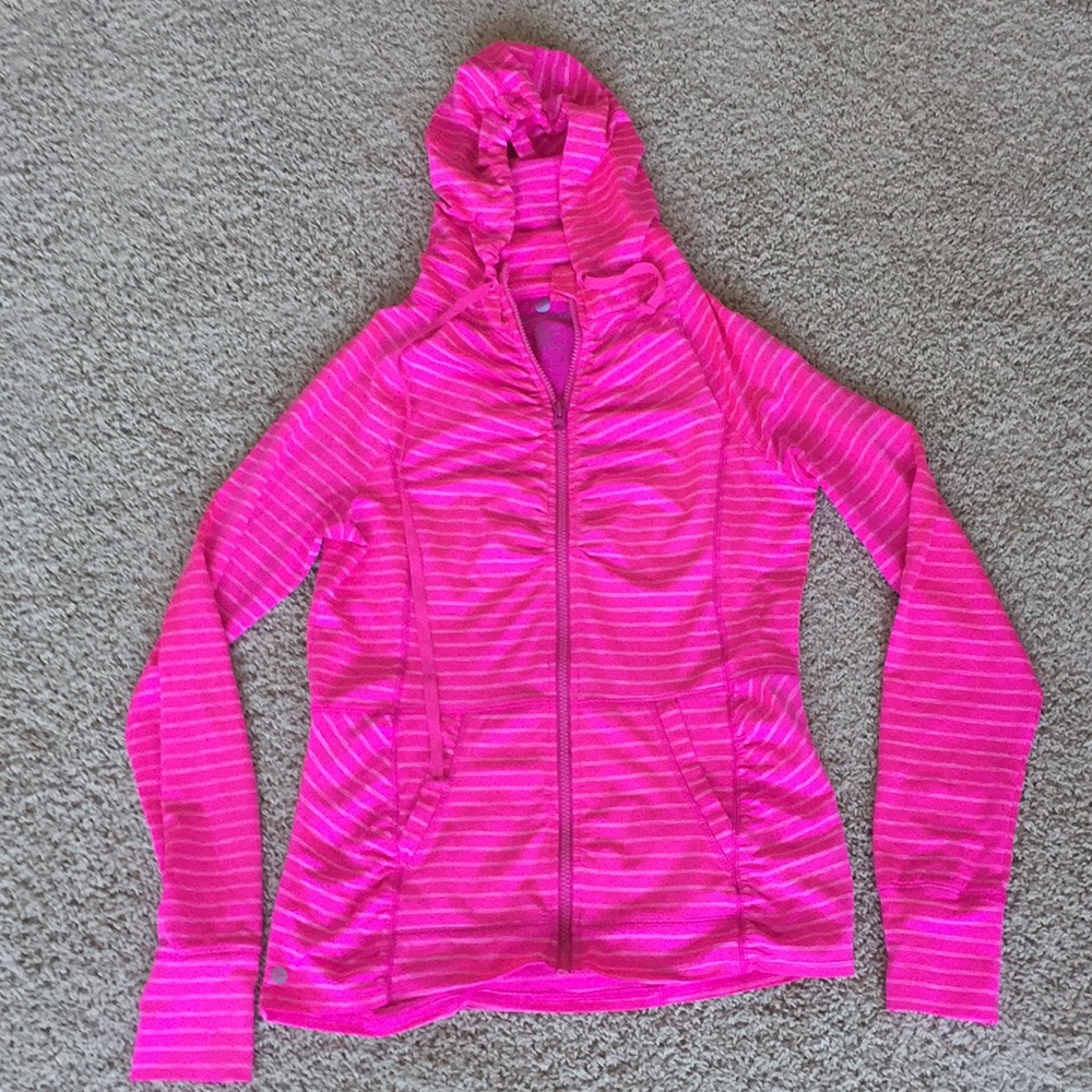 Pink hoodie